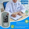 Oxymètre de Doigt Professionnel, Oxymètre de Pouls Electronique Numérique avec Moniteur de Fréquence Cardiaque, Ecran OLED,LE