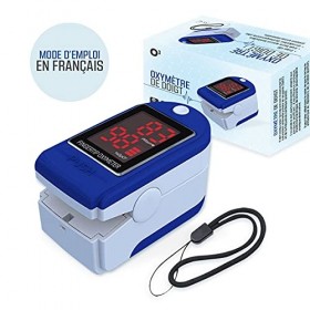 Oxymetre de Doigt Professionnel - Mode demploi en Français - 1 Oxymetre de Pouls Electronique avec Moniteur de Frequence Car