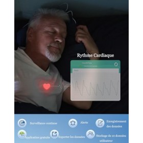 HOLFENRY Oxymètre de Doigt de Pouls, Rechargeable Saturometre Oxymetre avec Alarme pour Suivi SpO2, Fréquence Cardiaque Penda