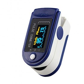 U-Kiss Oxymètre de Doigt Saturometre, Oxymètre de Pouls Professionnel, Oxymetre de Pouls avec LED Écran Rotatf, Moniteur de F