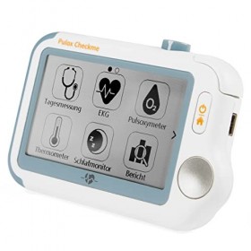 Pulox by Viatom Checkme Pro Moniteur ECG portable avec oxymètre de pouls, thermomètre Vitalcheck