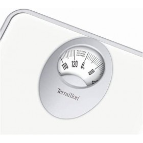 Terraillon Pèse Personne Mécanique, Blanc, 25,5 x 25 x 5 cm