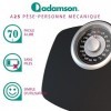 Adamson A25 Balance Pèse Personne Analogique - Nouveauté 2023 - Jusquà 160kg, Surface Antidérapante, Chiffres Extra Larges, 