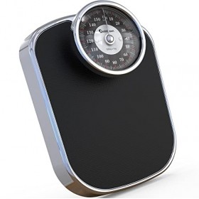 Adamson A26 Balance Pèse Personne Analogique - Nouveauté 2023 - Jusquà 160kg, Surface Antidérapante, Chiffres Extra Larges, 