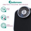 Adamson A26 Balance Pèse Personne Analogique - Nouveauté 2023 - Jusquà 160kg, Surface Antidérapante, Chiffres Extra Larges, 