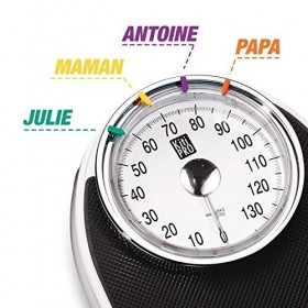 KITIPRO Pese-Personne Mecanique Grand Cadran Modele Dr Scale XL Black