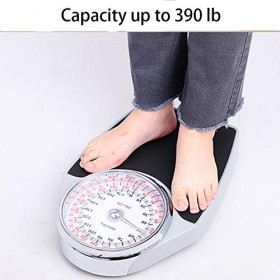 Balance mécanique professionnelle, balance analogique avec peinture argentée, haute capacité de poids en livres et kg, pas de