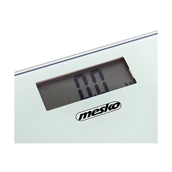 Mesko ms8150 W – balance numérique en verre