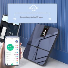 Balance Numérique, Haute Précision, Facile à Ranger, Prend en Charge Plusieurs Utilisateurs, Affichage LED, Balance Rechargea