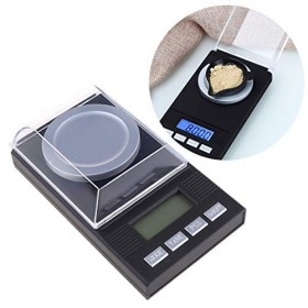 GUMEI 20g / 0.001g Mini numérique LCD électronique Gram Bijoux Balance de Poche de pesée en Or