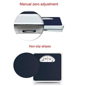 WZXCV Pèse-Personne Analogique Professionnel, Pèse-Personne Mécanique, Pèse-Personne Médical Professionnel, Cadran Analogique