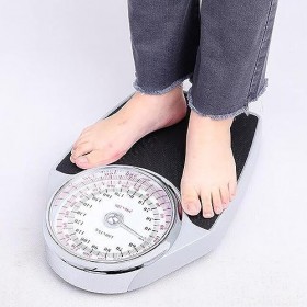 Pèse-personne, balance analogique avec surface antidérapante, cadran mécanique avec affichage agrandi, balances précises for 