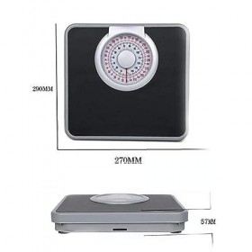 Pèse-Personne mécanique, Balance mécanique sans batterie, pesage précis, pesant jusquà 150 kg, étanche et antidérapante, pla