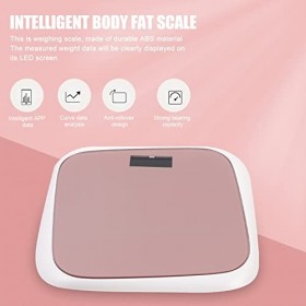 Healvian Balance Numérique 1 Ensemble Numérique Poids Corporel Salle de Salle de Bain échelle de La Salle Pantoufle Microfibr