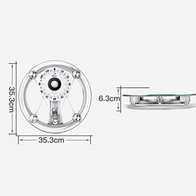 Pèse-personne mécanique, grand cadran transparent, facile à lire, pèse-personne mécanique de précision rapide, pas besoin de 