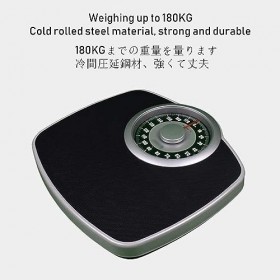 Pèse-Personne mécanique, Pèse-personne analogique, balance mécanique, surface antidérapante, grand cadran, pointeur rouge cla