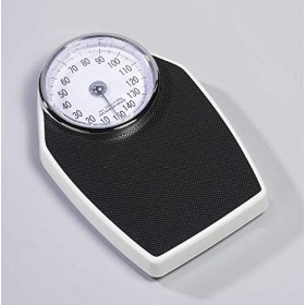 Pèse-personne mécanique, blanc/noir