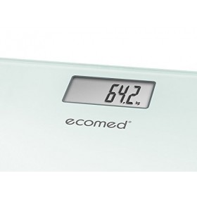 Medisana BS-72E Pèse Personne Électronique, Plate-forme en Verre 150 kg, Balance Numérique pour Salle de bain, Large Écran Mi