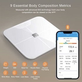 iHealth Fit - Balance Impédancemètre - Balance Connectée Bluetooth 4.0 dAnalyse Corporelle - Analyse IMC 6 Masses Corporelle