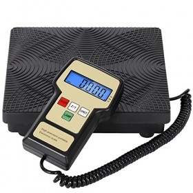 Smartxchoices Balance électronique numérique de récupération de charge de réfrigérant 200 lb pour CVC avec étui échelle de p
