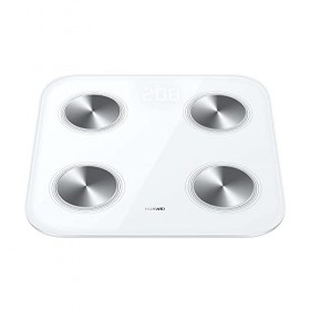 HUAWEI Scale 3 Balance Connectée Intelligente, Connexion Wi-Fi & Bluetooth, 11 Indicateurs corporels, Multi-utilisateurs, Bla