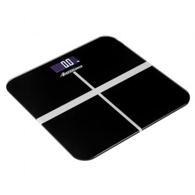 Atecnologia Pèse-personne numérique électronique de salle de bain, haute précision, écran LED rétro-éclairé, Step-On, ultra c