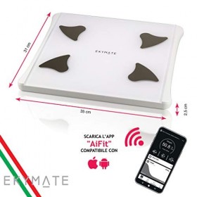 Pèsepersonne numérique Balance pèsepersonne impédentiométrique intelligente sans fil pour Android IOS intégrée avec 11 indice