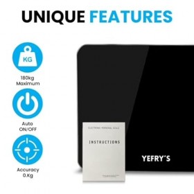 Bascule,Bascule intelligente,Balance de graisse corporelle, bascule numérique, bascule de salle de bain,bascule yefrys
