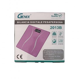 Pèse-personne numérique avec capteur de précision, professionnel, ultra-fin, en verre trempé, avec écran LCD, max 150 kg Noi