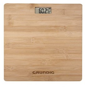 Grundig Pèse-personne numérique en bambou avec pieds antidérapants Charge max. 180 kg