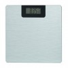 Relaxdays Pèse-Personne numérique, Charge Max. 180 kg, Verre, indique température & Niveau Batterie, kg & lbs, argenté
