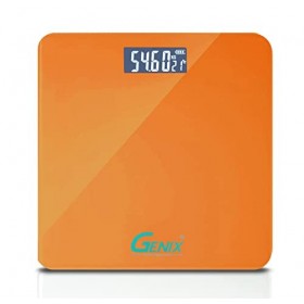 Pèse-personne numérique, avec capteur de précision, professionnel, ultra-fin, en verre trempé, avec écran LCD, max 150 kg or