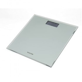 Salter 9037 SVSRREU16 Pèse-Personne en Verre, Design Fin, capacité de 180&nbsp;kg, écran LCD Facile à Lire, Affichage instantané d