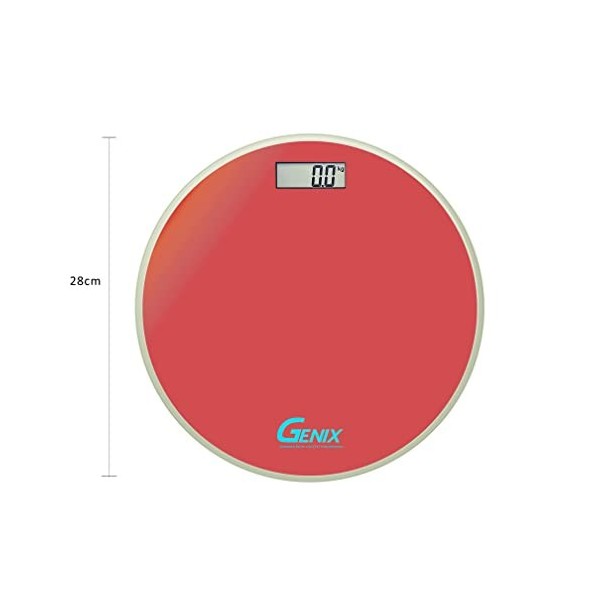 Pèse-personne numérique, ronde, avec capteur de précision, professionnel, ultra-fin, en verre trempé, avec écran LCD, max 150