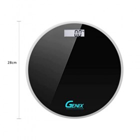 Pèse-personne numérique, avec capteur de précision, professionnel, ultra-fin, en verre trempé, avec écran LCD, Max 180 kg, ro