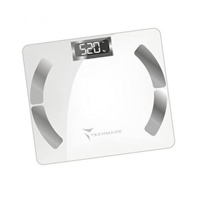 Balance Pèse Personne Numérique Balance Impédentiométrique Intelligente Sans Fil pour IOS et Android avec Index de Mesure de 