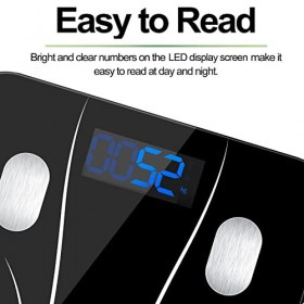 Pèse-Personne Electronique Pèse-Personne Numérique avec Capteurs de Haute Précision, Machine de pesage précise pour les perso