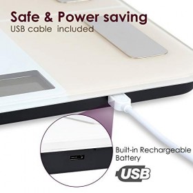 himaly Pèse-personne numérique intelligent pour la graisse corporelle, lIMC, le poids corporel, la masse musculaire 180 kg