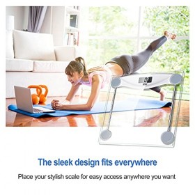 Balance Pèse Personne, Urban Society Pèse Personne Impédancemètre, Pèse-Personne Électronique, Balance Salle de Bains Impedan