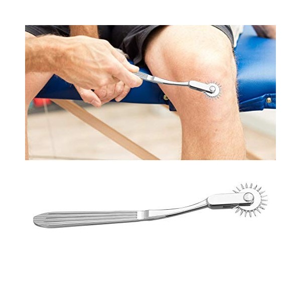 Wartenberg Pinwheel, Testeur de Nerfs en Acier Inoxydable Outil de Diagnostic Médical Test Dutilisation Neurologique Testeur