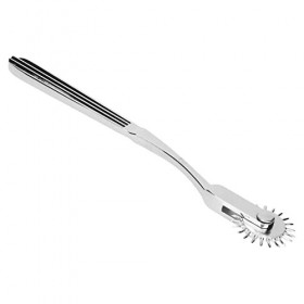 Moulinet Neurologique, Wartenberg Pinwheel Compact Rolling Fan Medical Portable 22 Spikes Metal Zine Alloy pour Tester la sen
