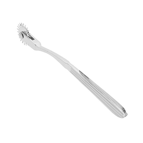 Wartenberg Pinwheel, Neuro Pinwheel 22 Pointes Métalliques Zine Alliage Médical pour Tester la Sensibilité Nerveuse