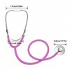 Stethoscope Jouet Enfant,Stéthoscope pour Enfants,Stéthoscope en Métal,Stéthoscope Jouet,Les Enfants Pratiquent le Stéthoscop