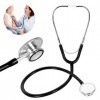 OcioDual Stéthoscope Double Pavillon stetoscope pour Docteur Infirmière premier secour medical