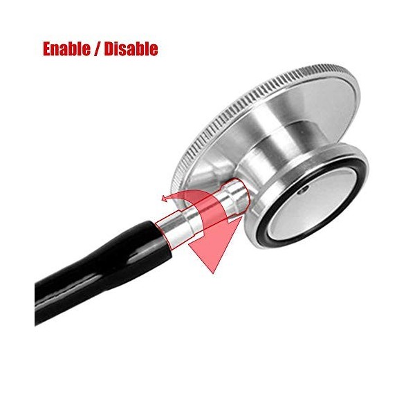 OcioDual Stéthoscope Double Pavillon stetoscope pour Docteur Infirmière premier secour medical