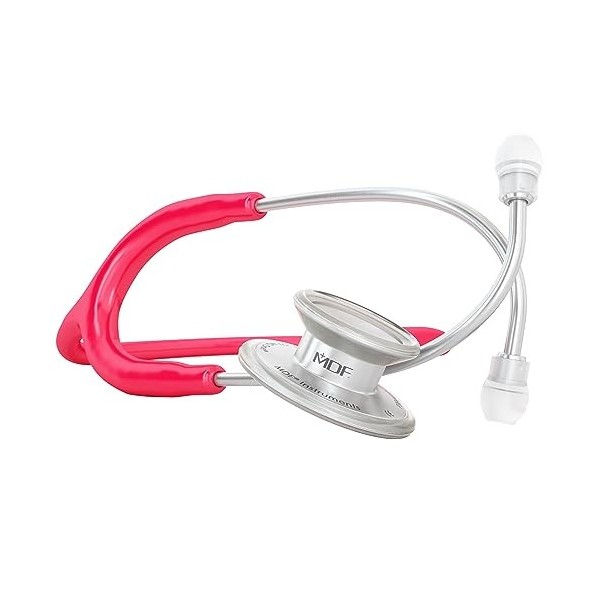 MDF MD One Epoch Titane - Stéthosocpe léger en titane, Stéthoscope professionnel pour adultes - Pavillon Double - Tubulure Pa...