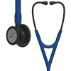 3M Littmann Stéthoscope de Diagnostic Cardiology IV, Tubulure Bleu Marine, Black Edition, 69 cm, 6168