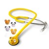 SCIAN dessin animé animal Design stéthoscope pour les cliniciens enfants, stéthoscope multicolore pour les enfants Bleu fonc