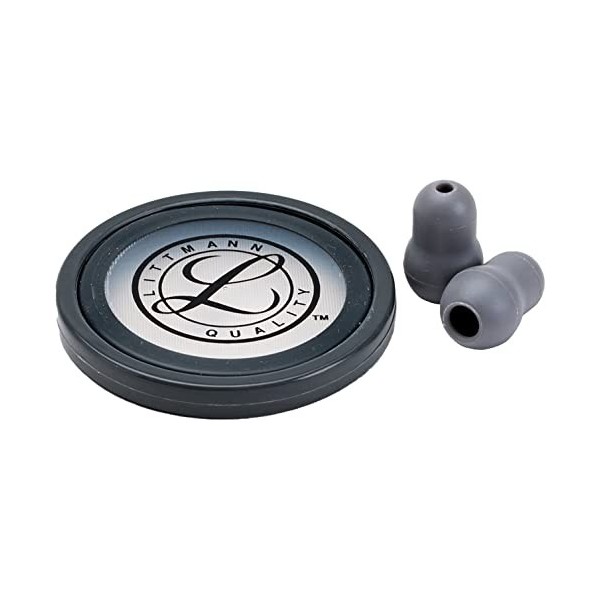 3M Littmann Kit de pièces de rechange pour stéthoscope, Master Cardiology, noir, 40011