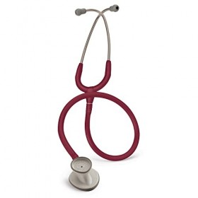 3M Littmann Lightweight II S.E. Stéthoscopes, Tubulure Bordeaux, 71&nbsp;Cm, 2451 + GIMA ÉTUI CLASSIC pour stéthoscope - Bordeaux.